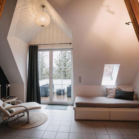 Eigenes Maisonettehaus In Idyllischer Lage Mit Balkon, Nahe Messe, 24H Self-Check In, Gratis Parken Швабах Экстерьер фото